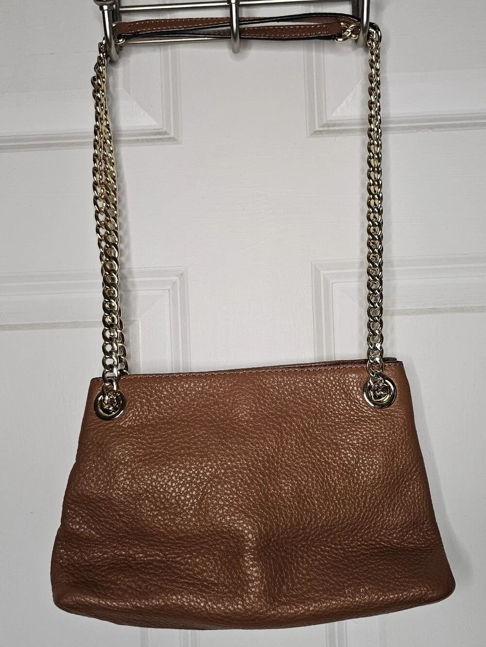 Michael Kors Brown Leather Shoulder Bag